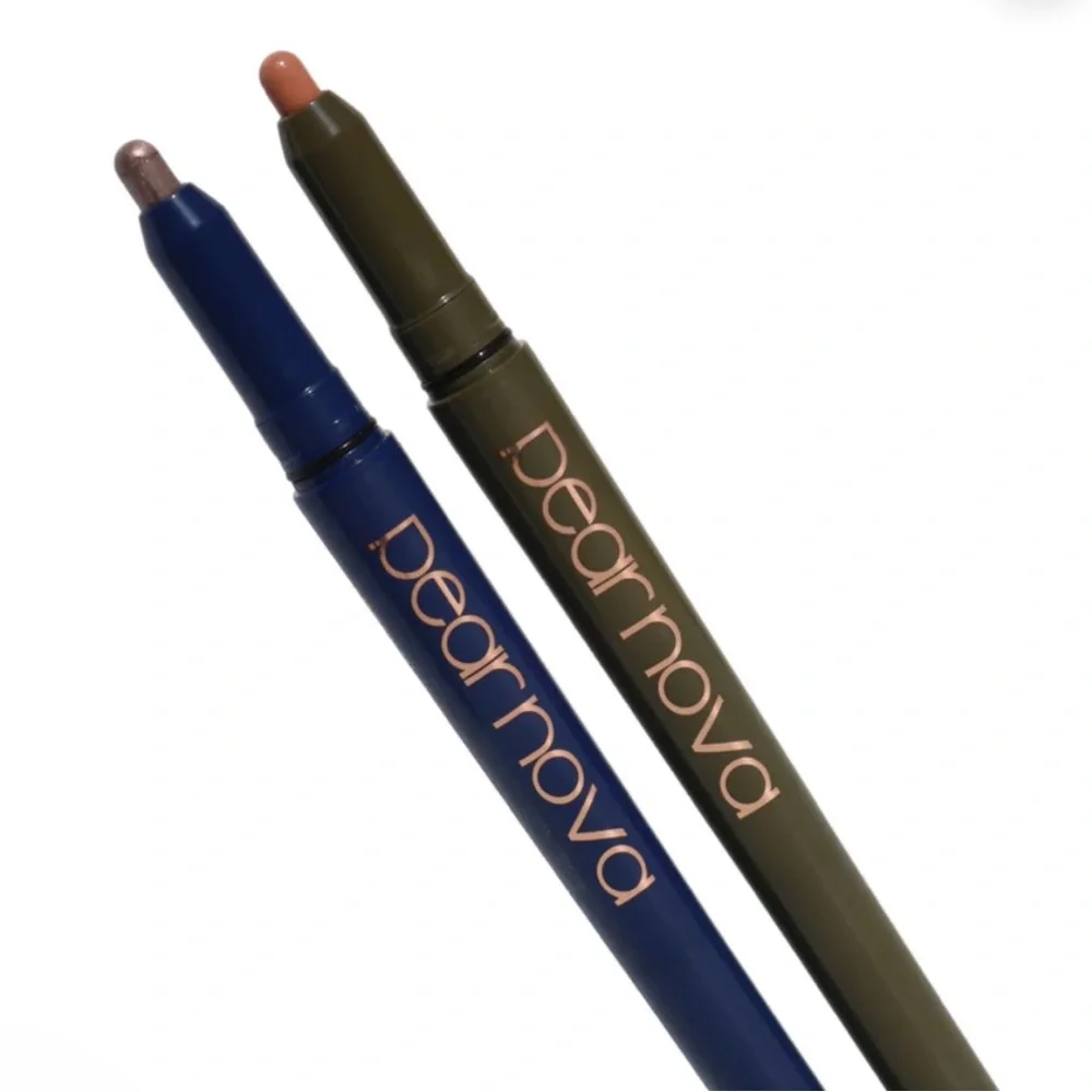 Pear Nova Dual Eye Stick Shadow Liner Azurite Unakite Minimalist Unisex Makeup